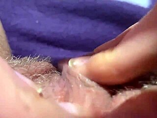 big clit throbs to intense orgasm up close