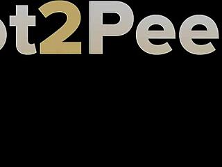 Ever Seen a Blonde Pissing in Public Like This?