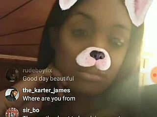 Huge Ebony Boobs Bounce For Hush Money Live!