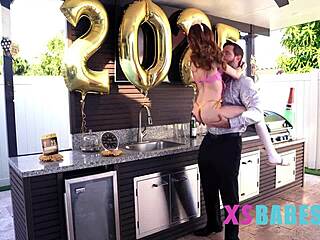 Hey tiny slut how's that massive cock feel on nye night?