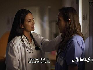 DOCTOR seduces NURSE sinn sage vicky chase after mishap