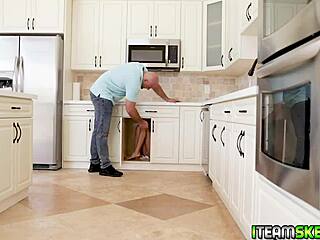 mackenzie mace chokes on veiny cock before riding hard