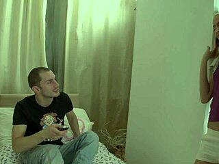 Will tiny Erika T take Oliver Strelly's big dick everywhere?