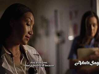 DOCTOR seduces NURSE sinn sage vicky chase after mishap