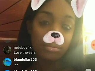 Huge Ebony Boobs Bounce For Hush Money Live!