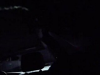 angie moans loud during candid car creampie blowjob ride?