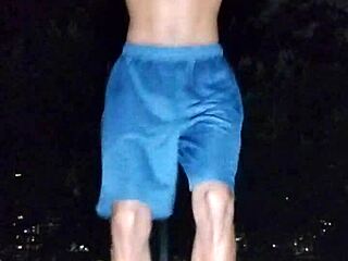 Athletic brunette college girl workouts turn homemade dorm sex with roommate daddy