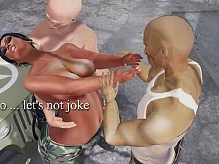 new sergeant uniform army 3some teases young big tits pussy fingering 😈🔥