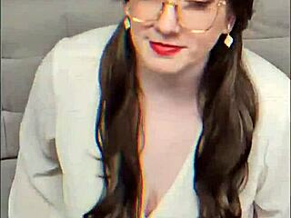 Boss Unloads Massive Cum Facial During Office Review - Husband Calls