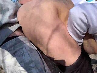 Drone Watches Us Fuck Curvy Milf Wife Big Tits Monster Cock Outdoors