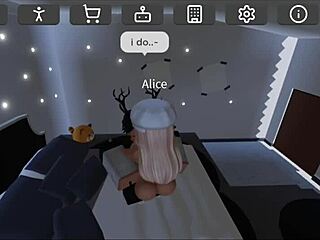 bound blonde slut roughed up in roblox condo hardcore