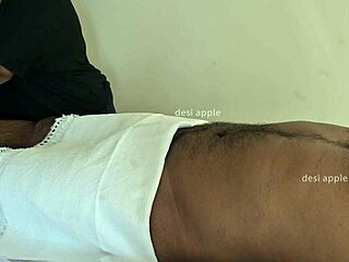 oiled indian fantasy massage turns into erotic oil slick sex