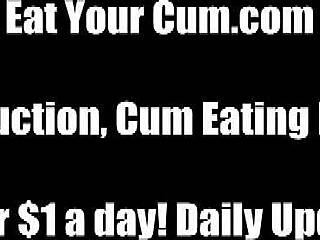 so from now on you gobble every drop of your own cum like a good boy