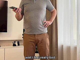 stepmom gets fucked hard by stepson during oily massage with subtitles