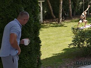 daddy4k skinny teen slut shows boyfriend's stepdaddy her deepthroat skills on big cock