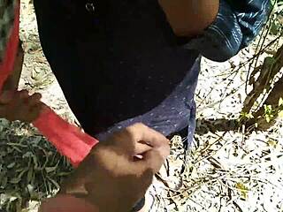 Desi Girlfriend's Outdoor Hardcore Doggystyle Cumshot With Boyfriend!