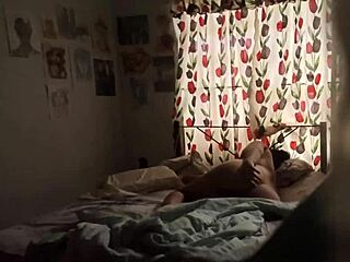 Spying chubby mexican stepmom's fat curves in bedroom