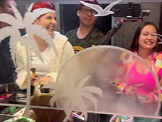 outdoor anal with big cocked latina in public pub 😈🍑💦