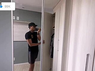 brazilian babe amberzinha shows new apartment then takes rough interracial pussy pounding