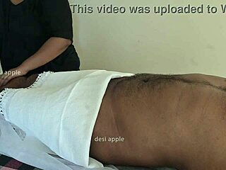 oiled indian fantasy massage turns into erotic oil slick sex