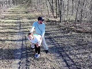 Drone Watches Us Fuck Curvy Milf Wife Big Tits Monster Cock Outdoors