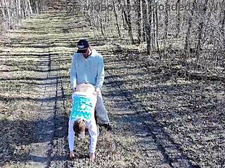 Drone Watches Us Fuck Curvy Milf Wife Big Tits Monster Cock Outdoors