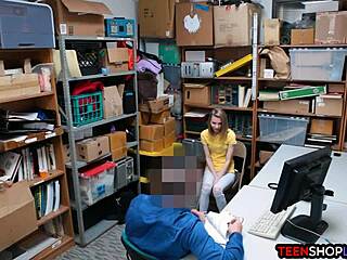 russian teen shoplifter caught stripped and pounded by old security guard