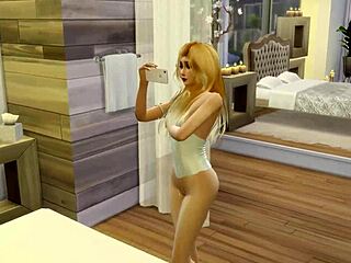 wanna watch your blonde wife cheat with monster black cock in sims anniversary creampie cuckold game?