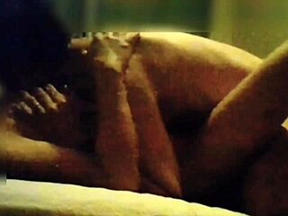 sexy wife tempts in red lingerie secret sex cowgirl creampie closeup