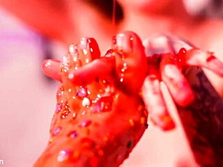 Goddess Makes Latina Feet Messy Spit Lick Suck Toes!