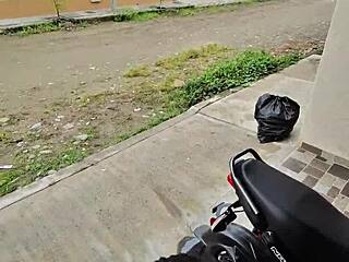 party girl waits for uber i convince her home flashing panties