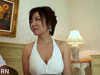 sexy jav milf in lingerie gets fucked hard missionary cowgirl with hot creampie uncensored 😩💦