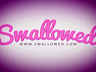 Marley brinx swallows sloppy deepthroat cum fun