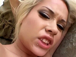 A Horny Blonde's Saggy Natural Tits Bounce During Wild Anal Ride