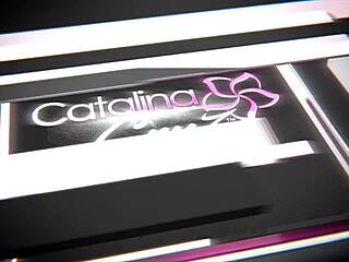 horny huge-titted wife catalina cruz fingers herself naked in kitchen before work