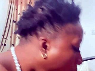 Naija Babe Candy Sucks Monster Black Cock