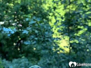 saggy tits lady blows me deep in hotel room