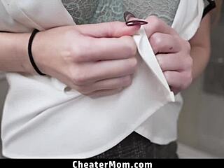 Tepson blinds his cheating stepmom for hardcore taboo fuck 😈👀💦