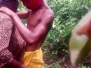 yo ebony babe takes sweet soft doggy pounding