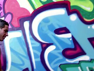 the flexible big-assed girl tricks older guy after losing bet