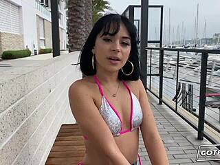 you got filled up good, aria? craving another creamy creampie load?