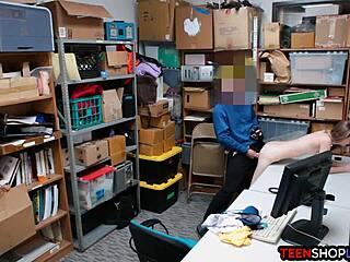 russian teen shoplifter caught stripped and pounded by old security guard