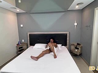 hubby cuckold brings brazilian slut back to ride huge black cock creampie anal