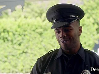 Gorgeous Amber Moore Craves Deep Uniform Action