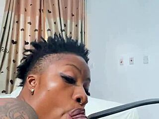Naija Babe Candy Sucks Monster Black Cock