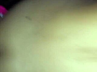 simple quick anal creampie in kitchen