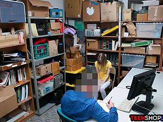 russian teen shoplifter caught stripped and pounded by old security guard