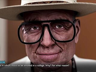 Slutty Art Teacher Recognizes Huge White Cock