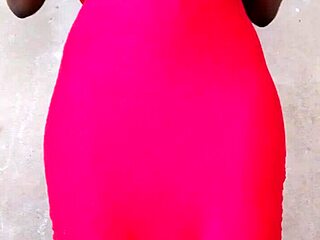 Sexy African Lady Bares Massive Tits Teasing Viewers