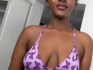 ebony milf pussy stretched wide in casting